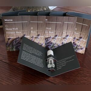 NEW Westin Sleep Well Aromatherapy Lavender Balm - Set of 6 Bottles